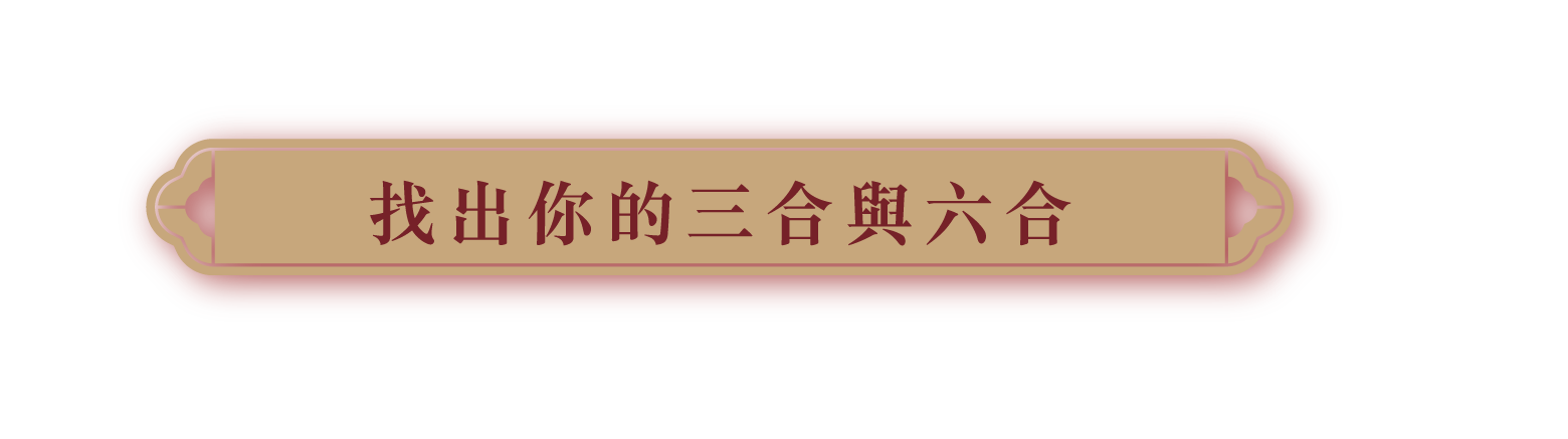 六福珠寶特色主題 - 找出你的三合與六合