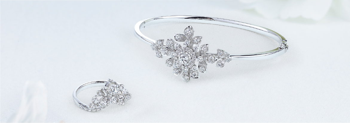 六福珠寶 - K金(白色)