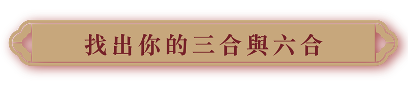 六福珠寶 - 找出妳的三合與六合